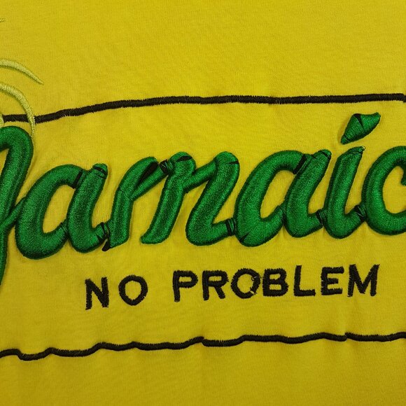 Vintage G2 JAMAICA NO PROBLEM Tee Shirt US XXL Travel Souvenir - Picture 7 of 16